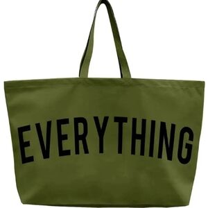 NWOT-Olive Green "EVERYTHING" Tote
